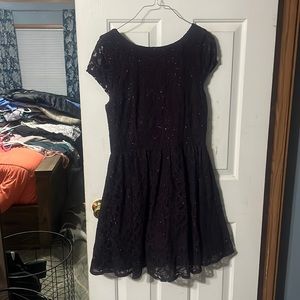 Purple sparkly dress